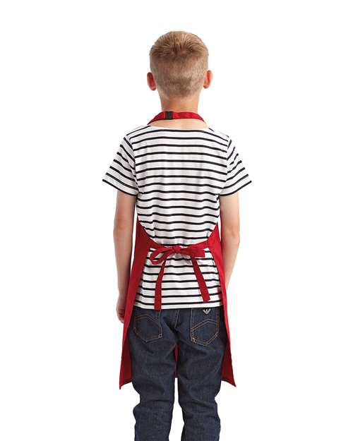 Youth Recycled Apron - Red Back