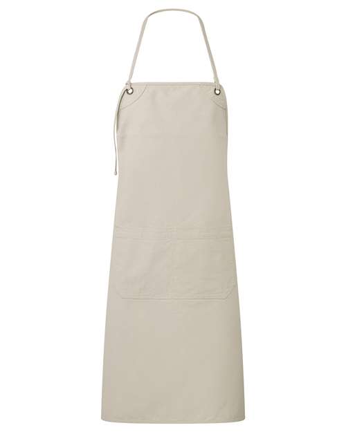 Artisan's Choice Double Pocket Canvas Apron - Natural Front