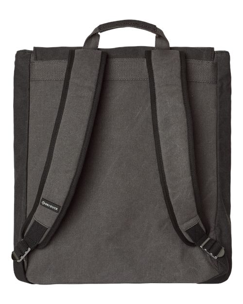 Commuter Backpack - Charcoal Back