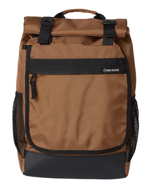 Roll Top Backpack - Saddle Front