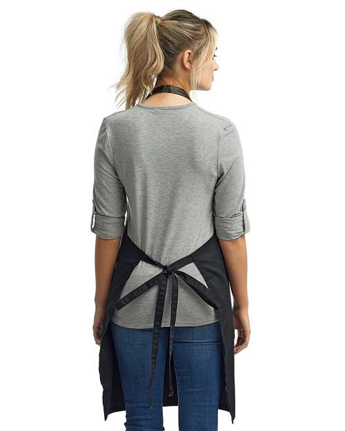 Espresso Bib Apron - Black/ Black Back