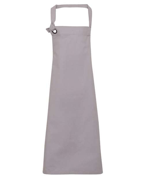 Calibre Heavy Cotton Canvas Bib Apron - Silver Front