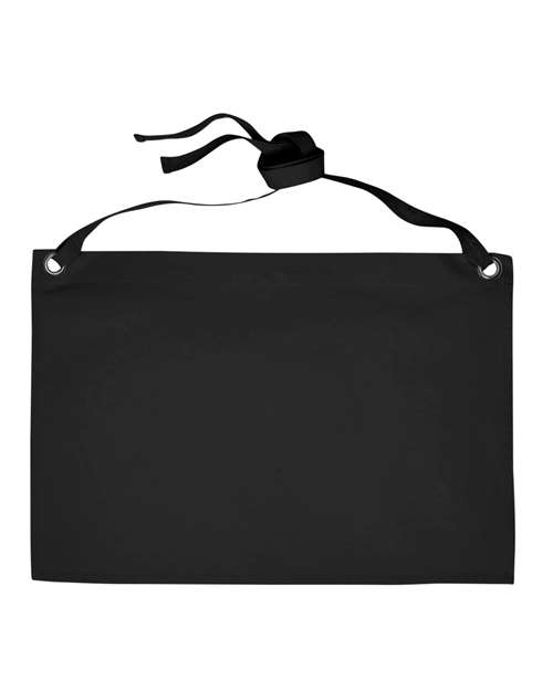 Calibre Heavy Cotton Canvas Waist Apron - Black Front