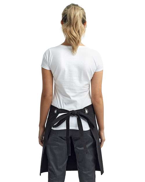 Calibre Heavy Cotton Canvas Waist Apron - Black Back