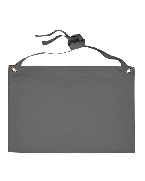 Calibre Heavy Cotton Canvas Waist Apron - Dark Grey Front
