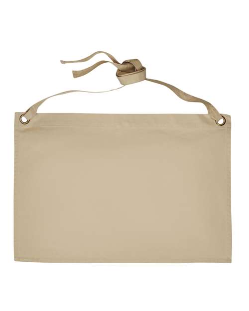 Calibre Heavy Cotton Canvas Waist Apron - Khaki Front