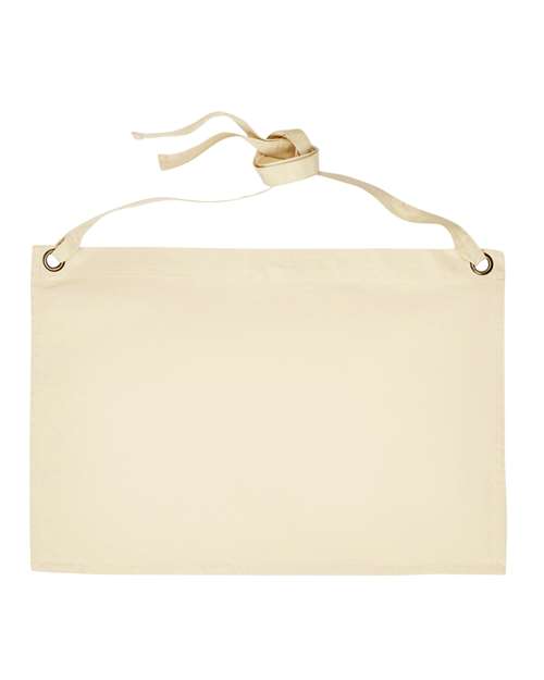 Calibre Heavy Cotton Canvas Waist Apron - Natural Front