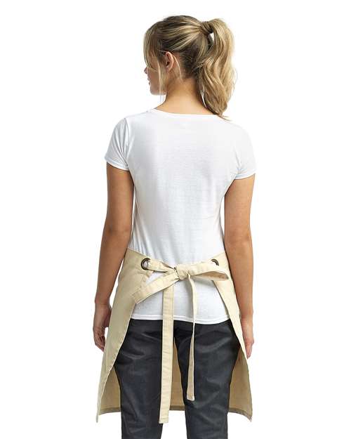 Calibre Heavy Cotton Canvas Waist Apron - Natural Back