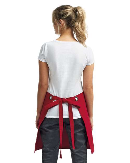 Calibre Heavy Cotton Canvas Waist Apron - Red Back