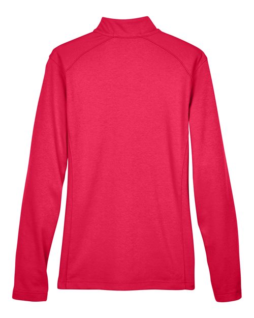 Women's DRYTEC20™ Performance Quarter-Zip Pullover - Red/ Navy/ Red Back