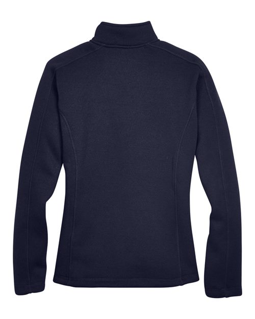 Women's Bristol Full-Zip Sweater Fleece Jacket - Navy Back