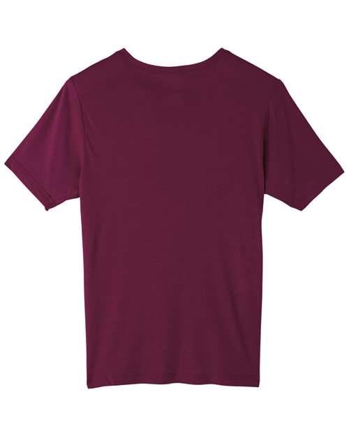 Unisex Fusion ChromaSoft™ Performance T-Shirt - Burgundy Back