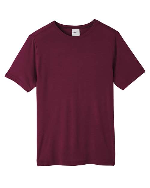 Unisex Fusion ChromaSoft™ Performance T-Shirt - Burgundy Front