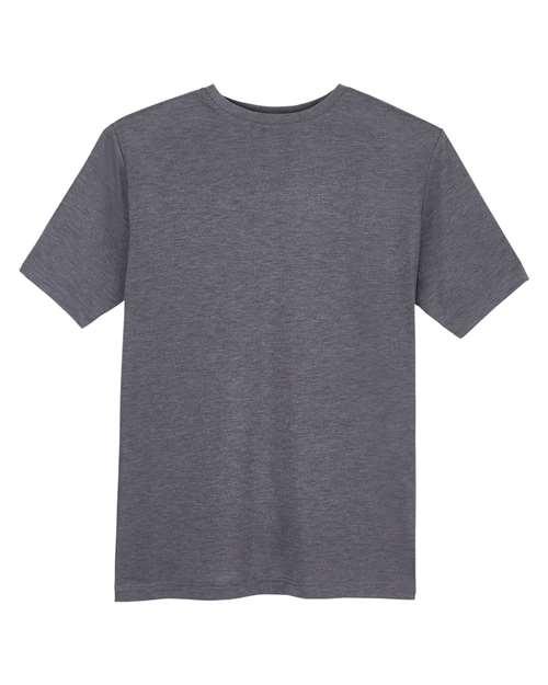 Unisex Fusion ChromaSoft™ Performance T-Shirt - Carbon Heather Front