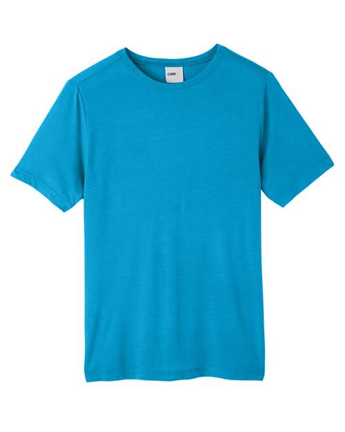 Unisex Fusion ChromaSoft™ Performance T-Shirt - Electric Blue Front