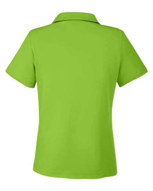 Women's Fusion ChromaSoft™ Pique Polo - Acid Green Back