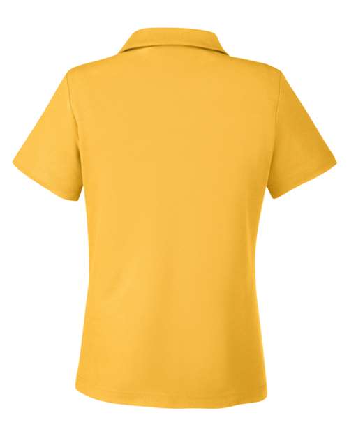 Women's Fusion ChromaSoft™ Pique Polo - Campus Gold Back