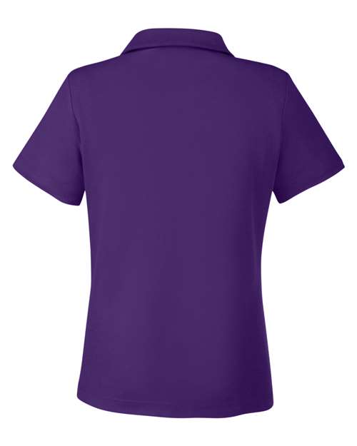 Women's Fusion ChromaSoft™ Pique Polo - Campus Purple Back