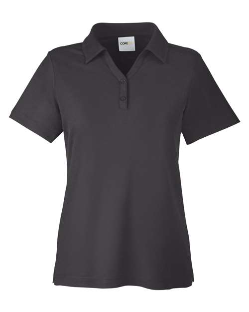 Women's Fusion ChromaSoft™ Pique Polo - Carbon Front