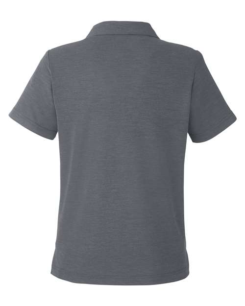 Women's Fusion ChromaSoft™ Pique Polo - Carbon Heather Back