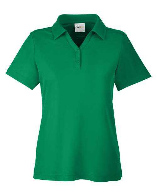 Women's Fusion ChromaSoft™ Pique Polo - Kelly Green Front