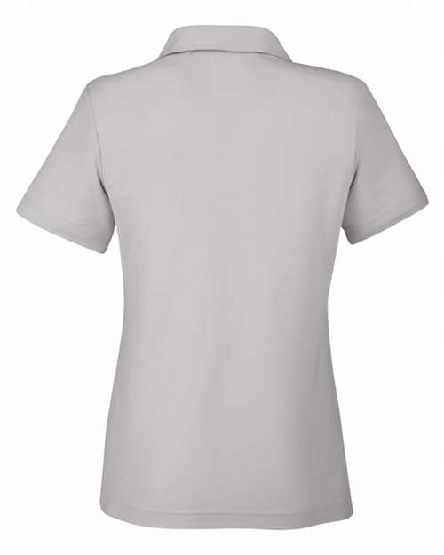 Women's Fusion ChromaSoft™ Pique Polo - Platinum Back