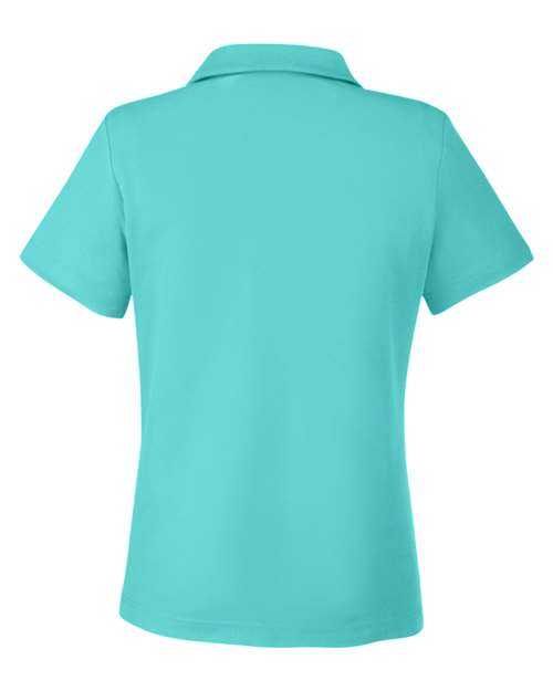 Women's Fusion ChromaSoft™ Pique Polo - Sea Glass Back