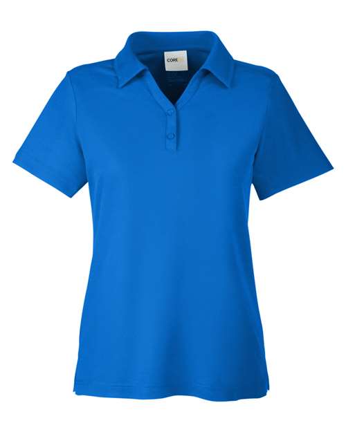 Women's Fusion ChromaSoft™ Pique Polo - True Royal Front