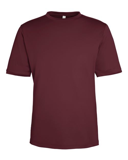 Unisex Capital Performance T-Shirt - Burgundy Front