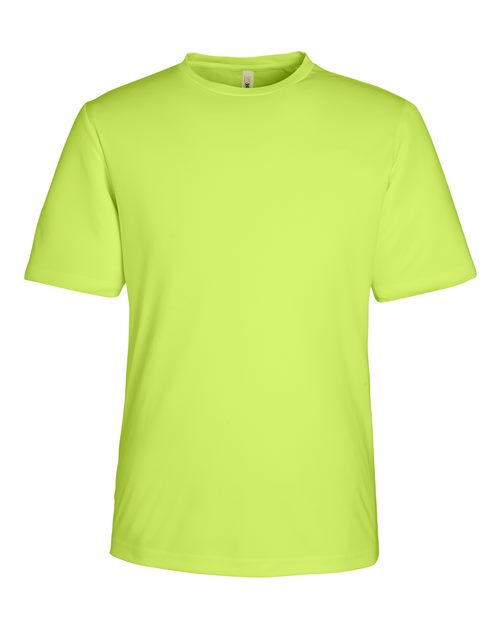 Unisex Capital Performance T-Shirt - Safety Yellow Front