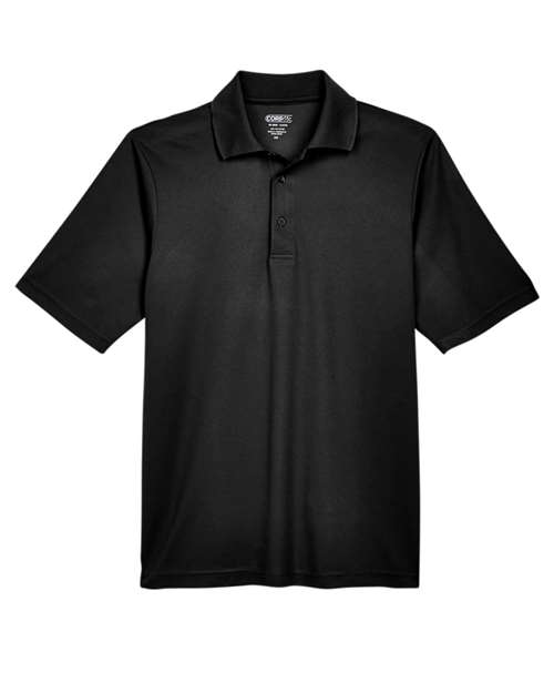 Men's Origin Performance Piqué Polo - Black Front