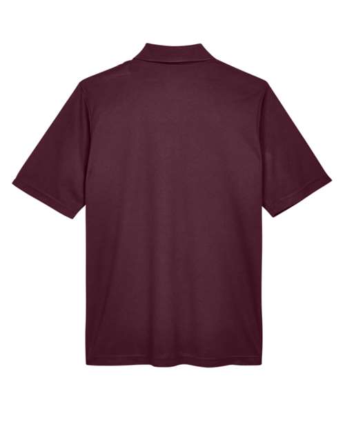 Men's Origin Performance Piqué Polo - Burgundy Back