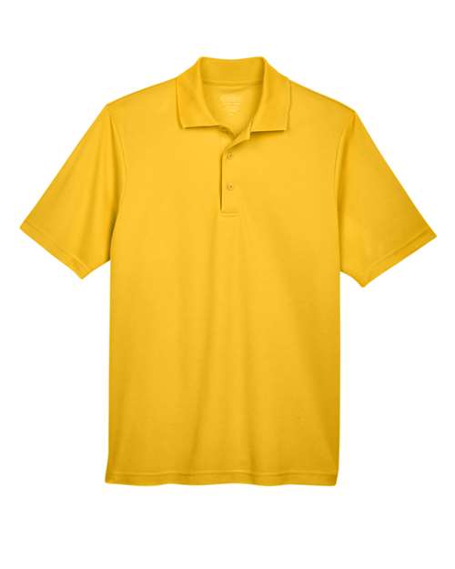 Men's Origin Performance Piqué Polo - Campus Gold Front