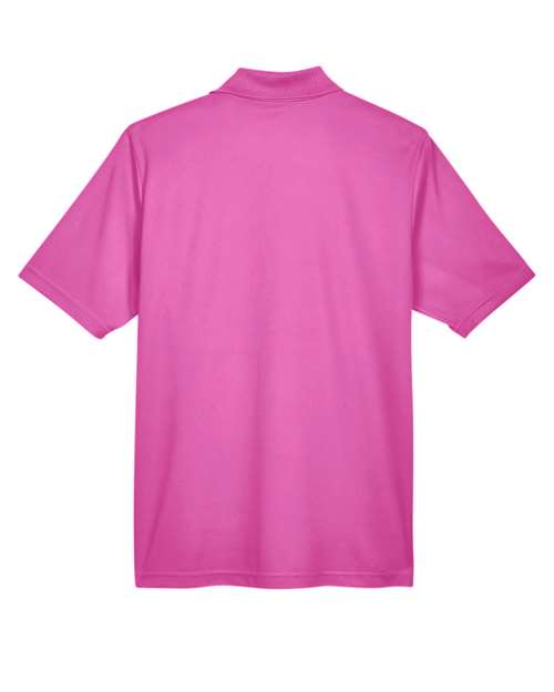 Men's Origin Performance Piqué Polo - Charity Pink Back