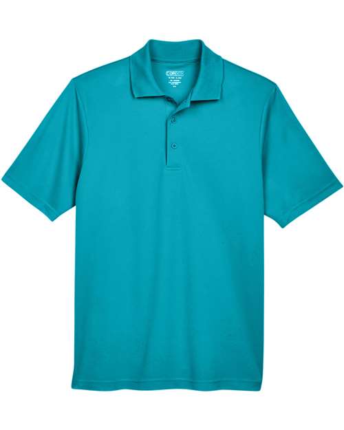 Men's Origin Performance Piqué Polo - Clear Teal Front