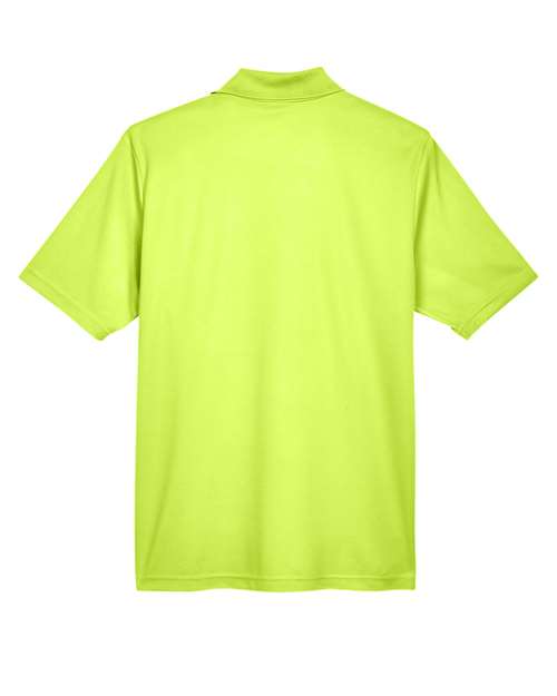 Men's Origin Performance Piqué Polo - Safety Yellow Back