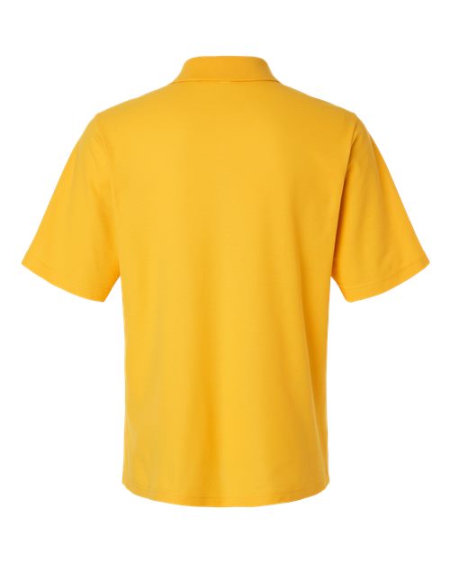 Men's Resolve CVC Performance Pique Polo - Campus Gold Back