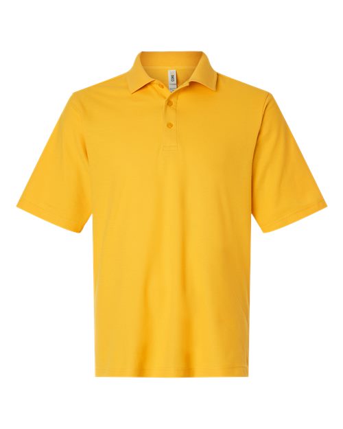 Men's Resolve CVC Performance Pique Polo - Campus Gold Front