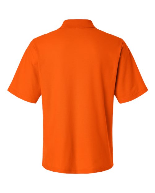 Men's Resolve CVC Performance Pique Polo - Campus Orange Back