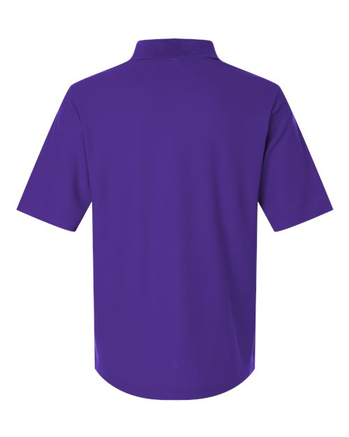 Men's Resolve CVC Performance Pique Polo - Campus Purple Back