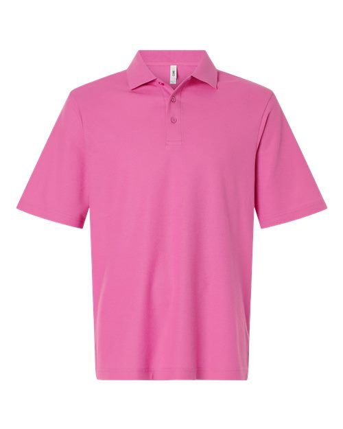 Men's Resolve CVC Performance Pique Polo - Charity Pink Front