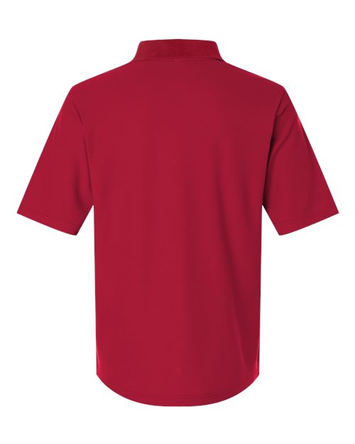Men's Resolve CVC Performance Pique Polo - Classic Red Back