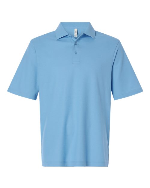 Men's Resolve CVC Performance Pique Polo - Columbia Blue Front