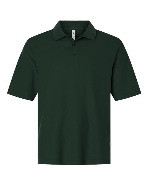 Men's Resolve CVC Performance Pique Polo - Forest Front