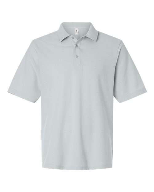 Men's Resolve CVC Performance Pique Polo - Platinum Front