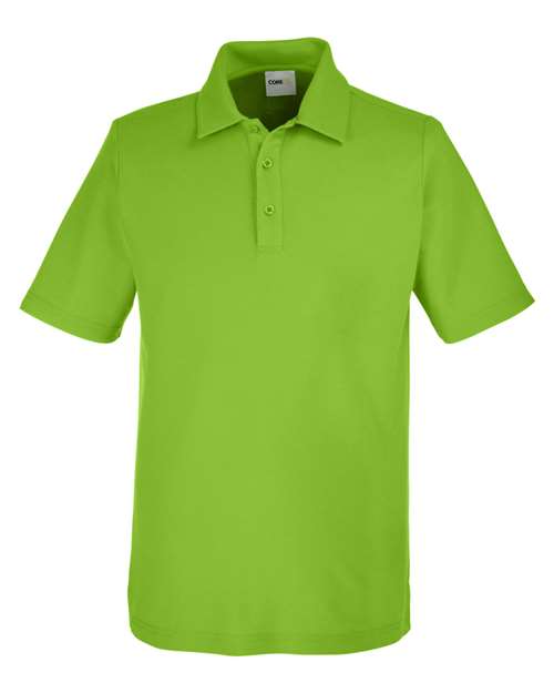 Men's Fusion ChromaSoft™ Pique Polo - Acid Green Front