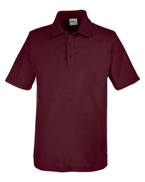 Men's Fusion ChromaSoft™ Pique Polo - Burgundy Front