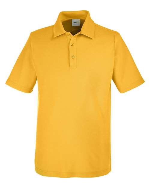 Men's Fusion ChromaSoft™ Pique Polo - Campus Gold Front