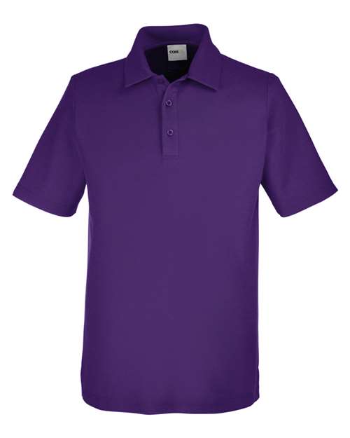 Men's Fusion ChromaSoft™ Pique Polo - Campus Purple Front