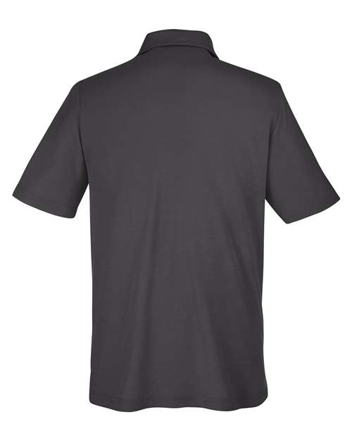 Men's Fusion ChromaSoft™ Pique Polo - Carbon Back